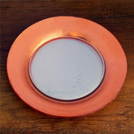 Red Pomegranate 4982-3 Gilt Eclipse Salad Plates Silver & Rose - Set of 4