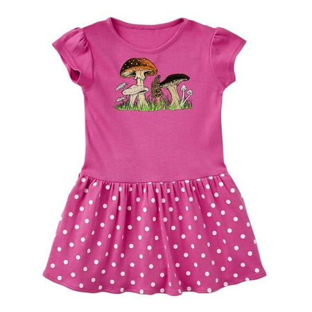 Inktastic Mushroom hunting for Morel mushroom Gift Baby Girl Dress