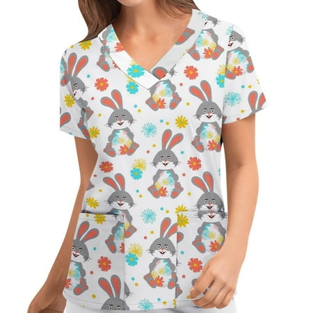 Danhjin Women Scrubs Top Workwear Revolution Originals Professionals V-Neck Womens Scrubs - Summer Savings Clearance
Danhjin Women Scrubs Top Workwear Revolution Originals Professionals V-Neck Womens Scrubs - Summer Savings Clearance