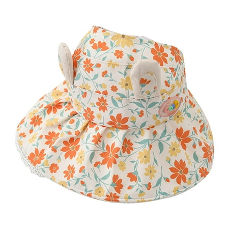 Rovga Hats For Boys Girls Children Hat Summer Empty Top Hat Cartoon Flower Prints Cap Sun Visor Hat
Rovga Hats For Boys Girls Children Hat Summer Empty Top Hat Cartoon Flower Prints Cap Sun Visor Hat