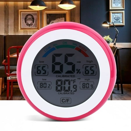 Indoor Hygrometer New Round Digital Thermometer Mini Hygrometer With Touch Screen Office For Home Widely Use Measurement Instrument
Indoor Hygrometer New Round Digital Thermometer Mini Hygrometer With Touch Screen Office For Home Widely Use Measurement Instrument