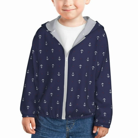 Vsdgher Anchors Heart Blue Kids Sun Protection Hoodie with Zip Rash Guard Tops Children s Long Sleeve Sun Protection Clothing - 2 Years
Vsdgher Anchors Heart Blue Kids Sun Protection Hoodie with Zip Rash Guard Tops Children s Long Sleeve Sun Protection Clothing - 2 Years