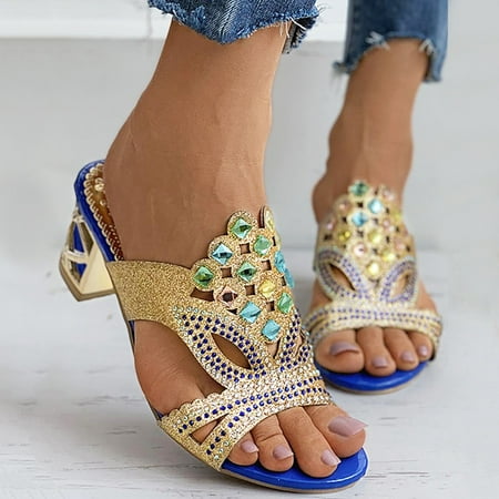 ãYilirongyummã Blue 38 Sandals Women Slipper Sandals Heel Sparkling Rhinestones Wedding Shoes Open Toe Prom Heel Sandals
ãYilirongyummã Blue 38 Sandals Women Slipper Sandals Heel Sparkling Rhinestones Wedding Shoes Open Toe Prom Heel Sandals