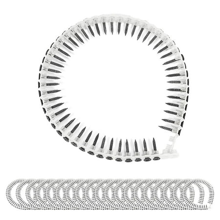 simhoa 1000x Drywall to Wood Collated Screws Drill Screw Chain 35mmx3.5mm Sturdy Attachments Durable for Woodworking Coarse Thread
simhoa 1000x Drywall to Wood Collated Screws Drill Screw Chain 35mmx3.5mm Sturdy Attachments Durable for Woodworking Coarse Thread