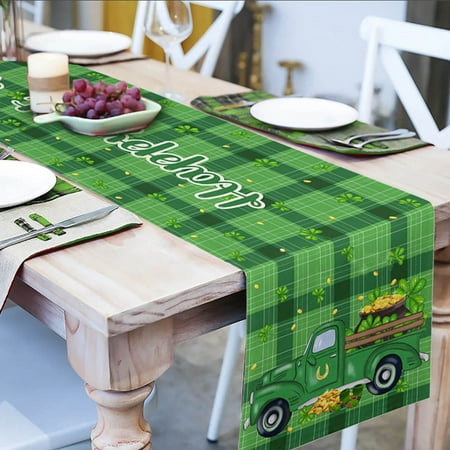 NIUREDLTD Home Decoration St. Patricks s Day Table Flag Trolley Decoration Tablecloth Irish Day Table Flag Table Runner Oil And Slip Resistants
NIUREDLTD Home Decoration St. Patricks s Day Table Flag Trolley Decoration Tablecloth Irish Day Table Flag Table Runner Oil And Slip Resistants