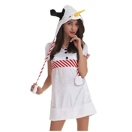 Rovga Nightshirts & Gowns Women Christmas Jumpsuits Hooded Pajamas Lingerie Snowman Dress Underwear
Rovga Nightshirts & Gowns Women Christmas Jumpsuits Hooded Pajamas Lingerie Snowman Dress Underwear