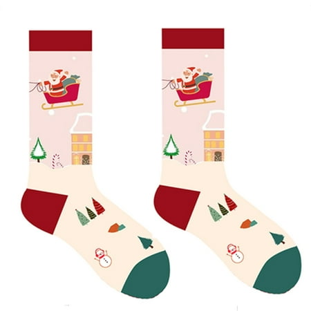 CHAOMA Adult Christmas Novelty Funny Crew Socks Cartoon Santa Snowman Holiday Hosiery
CHAOMA Adult Christmas Novelty Funny Crew Socks Cartoon Santa Snowman Holiday Hosiery