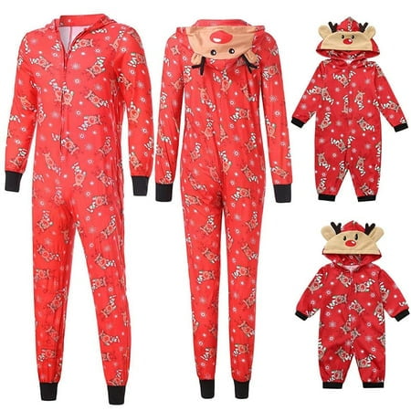Zukuco Family Christmas Pajamas Matching Long Sleeve Reindeer Printed Hoodie Sleepwear PJs for Women Men Kids Baby Couples
Zukuco Family Christmas Pajamas Matching Long Sleeve Reindeer Printed Hoodie Sleepwear PJs for Women Men Kids Baby Couples
