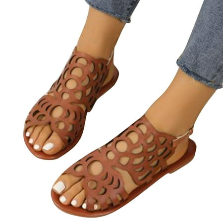 AOOCHASLIY Independence Day Shoes Large Size Hollow Flat Bottomed Fish Mouth Sandals Women Wearing Ethnic Style Buckle Beach Sandals
AOOCHASLIY Independence Day Shoes Large Size Hollow Flat Bottomed Fish Mouth Sandals Women Wearing Ethnic Style Buckle Beach Sandals