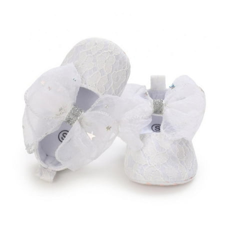 Baby Girls Mary Jane Flats with Bowknot Buckle Soft Sole Cute Non-Slip Toddler Infant First Walker Princess Dress Shoes (0-18 Months) 3/L Size
Baby Girls Mary Jane Flats with Bowknot Buckle Soft Sole Cute Non-Slip Toddler Infant First Walker Princess Dress Shoes (0-18 Months) 3/L Size