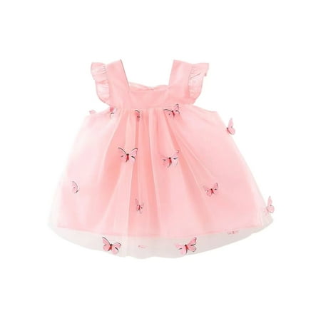 Infant Baby Girls Princess Dress Sleeveless Butterfly Tulle Tutu Dress Summer Party Dress Sundress
Infant Baby Girls Princess Dress Sleeveless Butterfly Tulle Tutu Dress Summer Party Dress Sundress