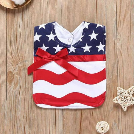 YANXIAO Baby Newborn Flag Day Bib 4th Of Star Striped Bow Bibs Saliva Towel Red 2023 Free size - Surprised Gift
YANXIAO Baby Newborn Flag Day Bib 4th Of Star Striped Bow Bibs Saliva Towel Red 2023 Free size - Surprised Gift