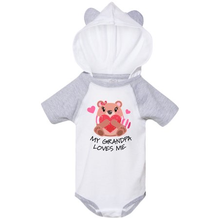 Inktastic My Grandpa Loves me- bear and hearts Gift Baby Boy or Baby Girl Bodysuit
Inktastic My Grandpa Loves me- bear and hearts Gift Baby Boy or Baby Girl Bodysuit