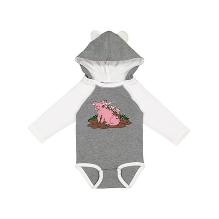 Inktastic Cute Pig Family Playing in Mud Gift Baby Boy or Baby Girl Long Sleeve Bodysuit
Inktastic Cute Pig Family Playing in Mud Gift Baby Boy or Baby Girl Long Sleeve Bodysuit