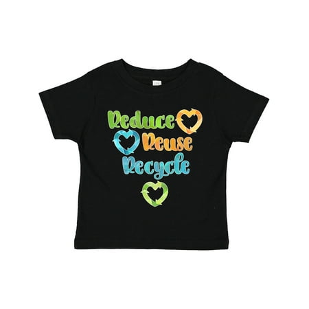 Inktastic Earth Day Reduce Reuse Recycle with Hearts Gift Toddler Boy or Toddler Girl T-Shirt
Inktastic Earth Day Reduce Reuse Recycle with Hearts Gift Toddler Boy or Toddler Girl T-Shirt