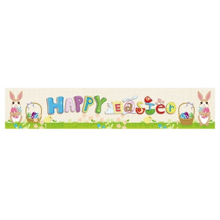 THENEWS 2024 Easter Tablecloth Flags Festive Ambience Decorations Bunny Egg Table Flags
THENEWS 2024 Easter Tablecloth Flags Festive Ambience Decorations Bunny Egg Table Flags