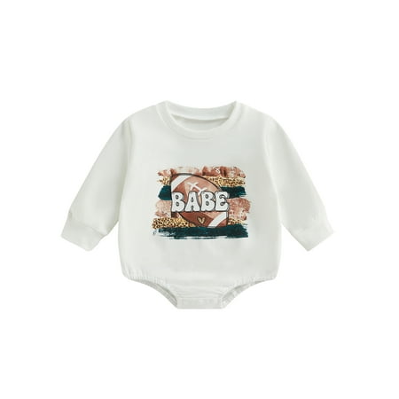 Sunisery Toddler Baby Girls Boys Romper Letter Rugby Print Round Neck Long Sleeve Jumpsuits Autumn Winter Bodysuits White 1 6-12 Months
Sunisery Toddler Baby Girls Boys Romper Letter Rugby Print Round Neck Long Sleeve Jumpsuits Autumn Winter Bodysuits White 1 6-12 Months