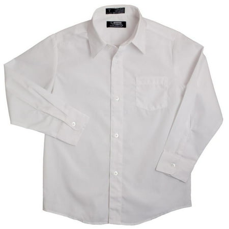 French Toast Boys 4-18 School Uniform Long Sleeve Classic Button-Up Dress Shirt