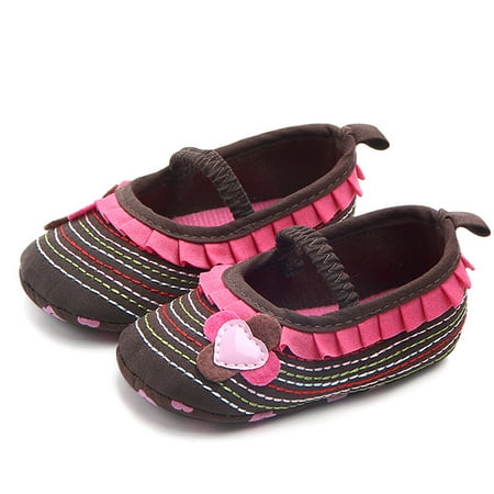 Realyc Toddler Infant Baby Girl Flower Shoes Crib Prewalker Newborn To 18 Months Babyshoes