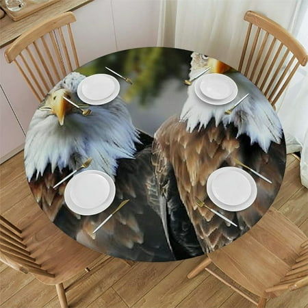 Orinice Eagles Tree Branch Wildlife Round Table Cover Stain Resistant Washable Indoor Outdoor Tablecloth Kitchen Dining Wedding Parties 100% Polyester Fiber 38-42
Orinice Eagles Tree Branch Wildlife Round Table Cover Stain Resistant Washable Indoor Outdoor Tablecloth Kitchen Dining Wedding Parties 100% Polyester Fiber 38-42