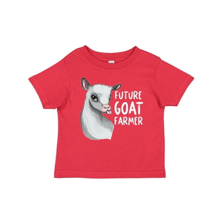 Inktastic Future Goat Farmer Gift Baby Boy or Baby Girl T-Shirt