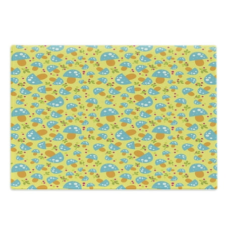 Mushroom Cutting Board Woodland Cartoon Blue Mushrooms in Childish Drawing on Yellow Background Decorative Tempered Glass Cutting and Serving Board in 3 Sizes by Ambesonne
Mushroom Cutting Board Woodland Cartoon Blue Mushrooms in Childish Drawing on Yellow Background Decorative Tempered Glass Cutting and Serving Board in 3 Sizes by Ambesonne