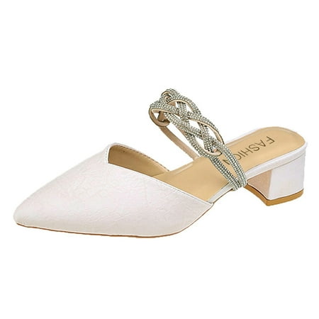 Yeleire Fashion Women Summer Pointed Toe Comfortable Heels Shoes Beach Rhinestones Breathable Sandals Slippers
Yeleire Fashion Women Summer Pointed Toe Comfortable Heels Shoes Beach Rhinestones Breathable Sandals Slippers