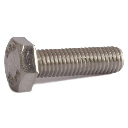 M10-1.50 x 30 Hex Cap Screw DIN 933 A2 (18-8) Stainless Steel (100)
