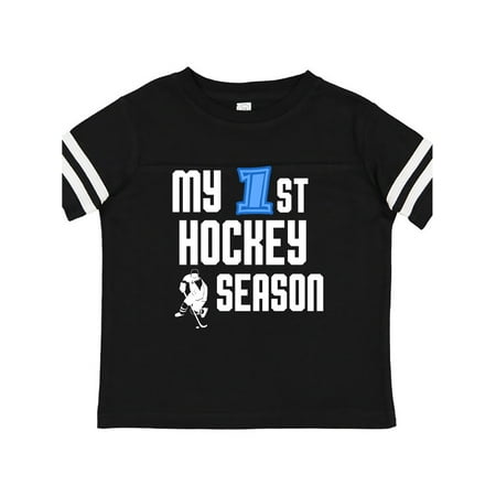 Inktastic my 1st hockey season Gift Toddler Boy Girl T-Shirt