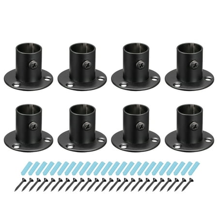 Uxcell 0.77 Dia Stainless Steel Pole Sockets Flange Rod Holder Bracket Support with Screws Black 8 Pack
Uxcell 0.77 Dia Stainless Steel Pole Sockets Flange Rod Holder Bracket Support with Screws Black 8 Pack
