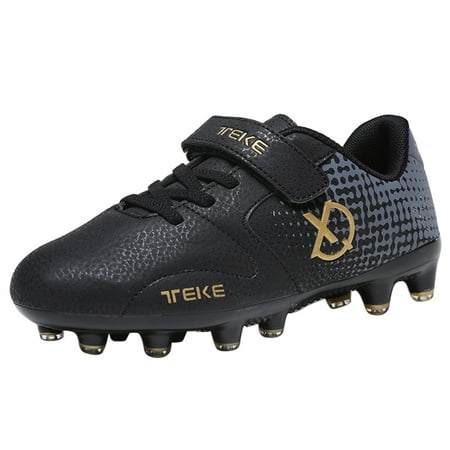 Boys Girls Outdoor Athletic Actual Combat Training Shoes Kids Turf Soccer Shoes Youth Hook and Look Comfortable and Breathable Non-slip Professional Sneaker (Little Kid/Big Kid)Black 37
Boys Girls Outdoor Athletic Actual Combat Training Shoes Kids Turf Soccer Shoes Youth Hook and Look Comfortable and Breathable Non-slip Professional Sneaker (Little Kid/Big Kid)Black 37