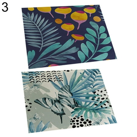 Wanwan 2Pcs/Set 42x32cm Leaves Printed Linen Heat Insulation Mat Bowl Dish Pad Placemat
Wanwan 2Pcs/Set 42x32cm Leaves Printed Linen Heat Insulation Mat Bowl Dish Pad Placemat