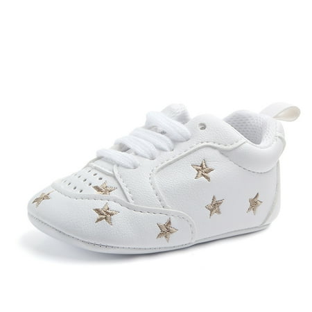 Toyella The spring and Autumn New Red Star Baby Toddler shoes shoes sports shoes wholesale 0813 small white soft bottom 4 13cm