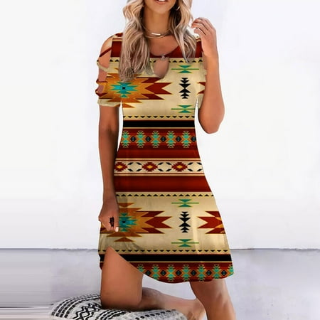 jsaierl Womens Summer Dress 2023 Print Boho Dress Short Sleeve A Line Dress Crew Neck Flowy Dress for Beach Vacation
jsaierl Womens Summer Dress 2023 Print Boho Dress Short Sleeve A Line Dress Crew Neck Flowy Dress for Beach Vacation