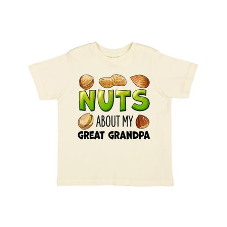 Inktastic Nuts About My Great Grandpa Peanut Almond Pistachio Gift Toddler Boy or Toddler Girl T-Shirt
Inktastic Nuts About My Great Grandpa Peanut Almond Pistachio Gift Toddler Boy or Toddler Girl T-Shirt