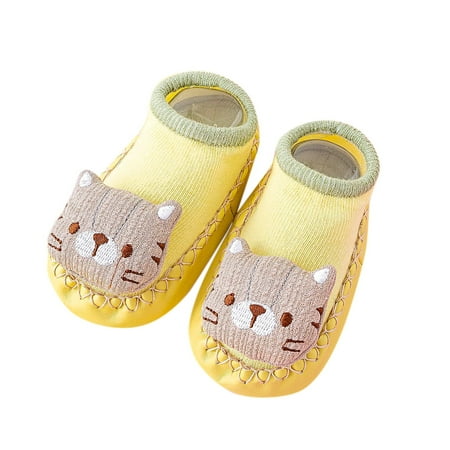 WZHKSN Baby Boys Girls Toddler Yellow Soft Sole Casual Shoes 11