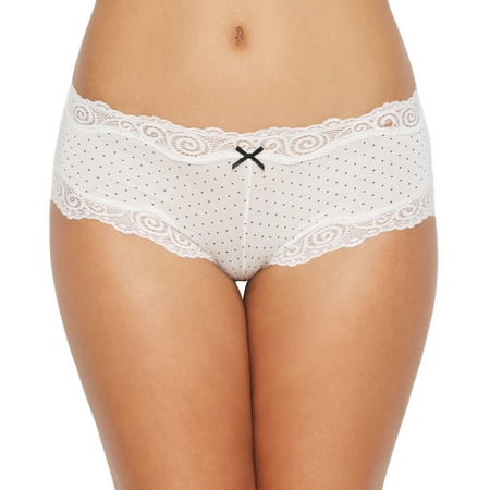 Women s Maidenform 40837 Cheeky Scalloped Lace Hipster Panty (Pearl/Black Pin Dot 7)
Women s Maidenform 40837 Cheeky Scalloped Lace Hipster Panty (Pearl/Black Pin Dot 7)