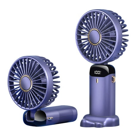 ETERSTARLY Mini Handheld Fan Portable Personal Fan Hanging Neck Fan 90° Adjustable USB Rechargeable 3000mAh Small Desk Fan 5 Speed for Home Office Travel (3000mAh Navy Blue)
ETERSTARLY Mini Handheld Fan Portable Personal Fan Hanging Neck Fan 90° Adjustable USB Rechargeable 3000mAh Small Desk Fan 5 Speed for Home Office Travel (3000mAh Navy Blue)