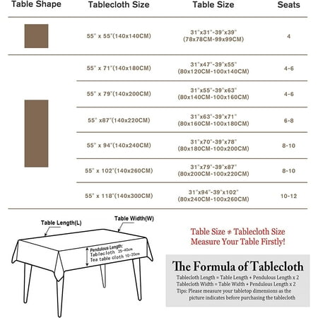 Pahajim Linen Rectangle Tablecloth Table Cloth Heavy Weight Cotton Linen Dust-Proof Table Cover for Party Table Cover Kitchen Dinning (Double Stripe Gray Square 55 x 55 Inch 4 Seats)
Pahajim Linen Rectangle Tablecloth Table Cloth Heavy Weight Cotton Linen Dust-Proof Table Cover for Party Table Cover Kitchen Dinning (Double Stripe Gray Square 55 x 55 Inch 4 Seats)
