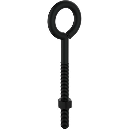 V2160 3/8 x 5 Eye Bolt with Nut - Black