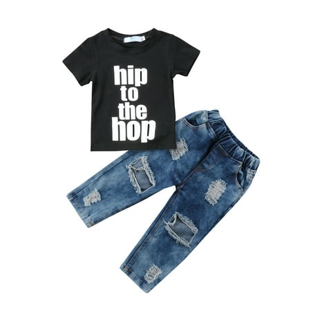 LisenraIn Toddler Baby Boys Short Sleeve Letters Print T-Shirt and Denim Jeans Pants Outfit Set
LisenraIn Toddler Baby Boys Short Sleeve Letters Print T-Shirt and Denim Jeans Pants Outfit Set