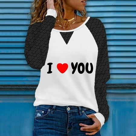 Aueoeo Blouses for Women Dressy Casual Women Shirts and Blouses Women s Fashion Round Neck Comfortable Loose Love Print T-Shirt Long Sleeves Blouse Casual Tops Lace
Aueoeo Blouses for Women Dressy Casual Women Shirts and Blouses Women s Fashion Round Neck Comfortable Loose Love Print T-Shirt Long Sleeves Blouse Casual Tops Lace