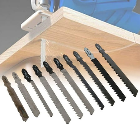 Harupink 52PCS Jig Saw Blade Set Shank Wood & Metal Fit Bosch, Dewalt, Makita.