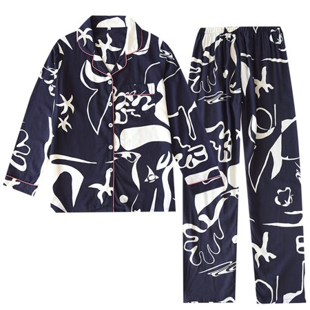 LWZWM 2 Piece Womens Fall Pajama Sets Lounge Sleepwear 2 Pieces Pajamas Sets Cotton Pajamas Sleepwear Sets Spring Summer Homewear Black XL
LWZWM 2 Piece Womens Fall Pajama Sets Lounge Sleepwear 2 Pieces Pajamas Sets Cotton Pajamas Sleepwear Sets Spring Summer Homewear Black XL