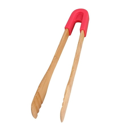 Meizhencang Bamboo Toaster Food Clip Silicone Handle Vegetable Salad Snack Cake BBQ Tongs
Meizhencang Bamboo Toaster Food Clip Silicone Handle Vegetable Salad Snack Cake BBQ Tongs