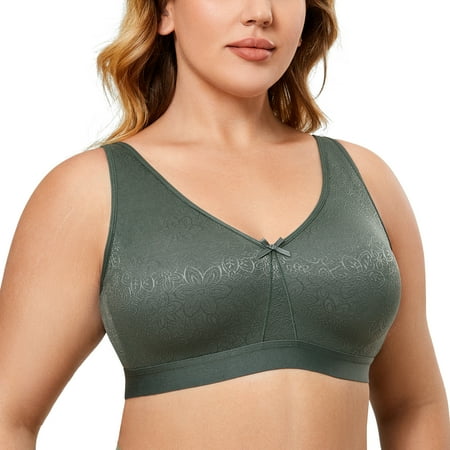 AISILIN Women s Wireless Cotton Bra Plus Size Full Coverage Sleep Comfort Unlined
AISILIN Women s Wireless Cotton Bra Plus Size Full Coverage Sleep Comfort Unlined