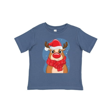 Inktastic Christmas Reindeer Gift Toddler Boy or Toddler Girl T-Shirt