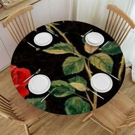 Patifu Roses Round Tablecloth Stain-Resistant and Washable Ideal for Indoor and Outdoor Use 100% Polyester Fabric Table Cover for Restaurants Weddings Parties 54 -58
Patifu Roses Round Tablecloth Stain-Resistant and Washable Ideal for Indoor and Outdoor Use 100% Polyester Fabric Table Cover for Restaurants Weddings Parties 54 -58