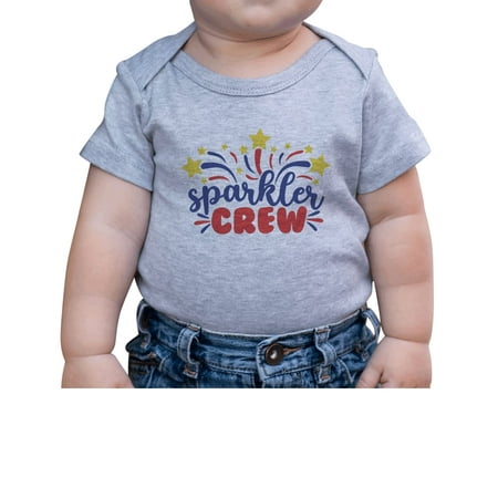 7 ate 9 Apparel Kids Patriotic 4th of July Outfit - Sparkler Crew Grey Onepiece 12-18 Months
7 ate 9 Apparel Kids Patriotic 4th of July Outfit - Sparkler Crew Grey Onepiece 12-18 Months
