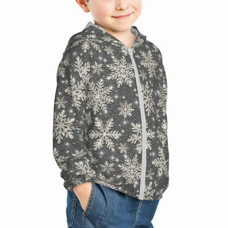 Uemuo Sparkling Snowflakes Pattern Rash Guard for Boys Girls Long Sleeve Swim Shirts UPF 50+ UV Sun Protection Hooded Fishing Shirt with Pocket for Kid-4 Years
Uemuo Sparkling Snowflakes Pattern Rash Guard for Boys Girls Long Sleeve Swim Shirts UPF 50+ UV Sun Protection Hooded Fishing Shirt with Pocket for Kid-4 Years